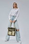 Zoozie Bags Bolsa de Lona Verde Oscuro 32x35x8 cm